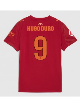 Billige Valencia Hugo Duro #9 Bortedrakt 2025-26 Kortermet